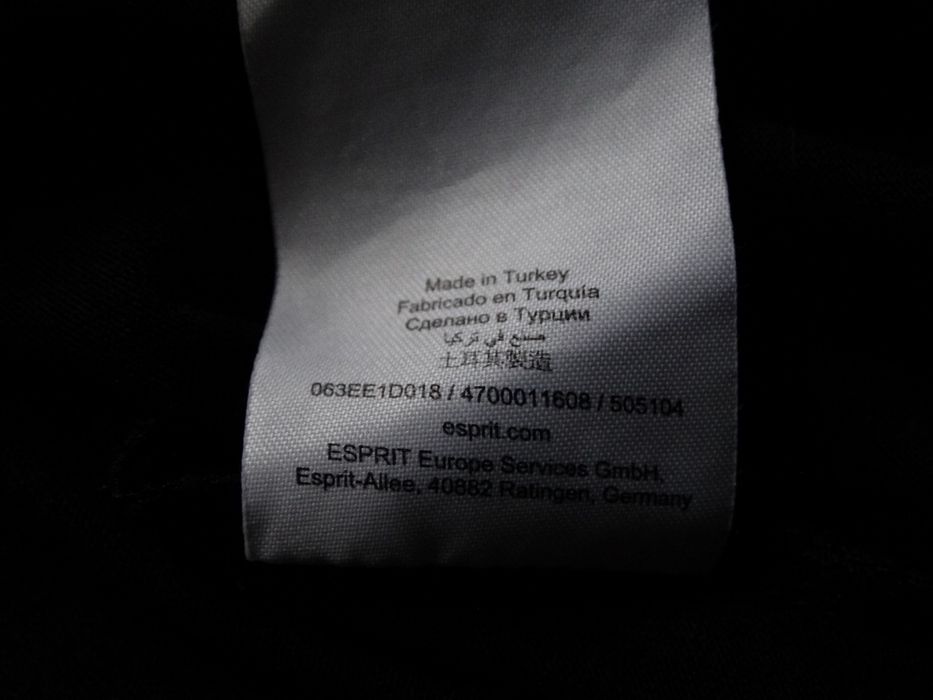 Czarna midi asymetryczna spódnica Esprit rozm. S