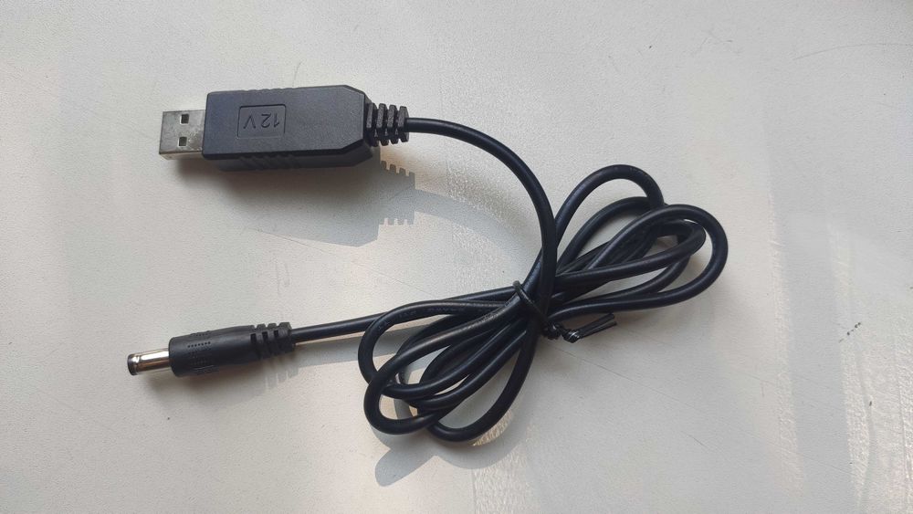 Кабель для роутера от от павербанка
USB DC 5v to12v 5,5x2,1