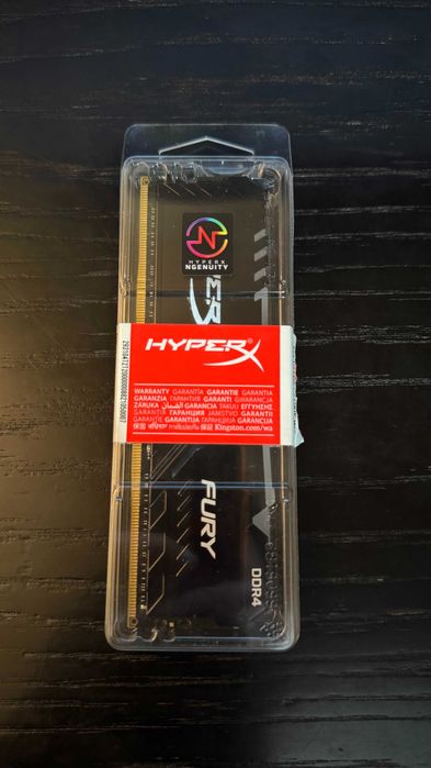 Memória RAM HyperX Fury RGB 16GB DDR4 2666MHz (Com Caixa)