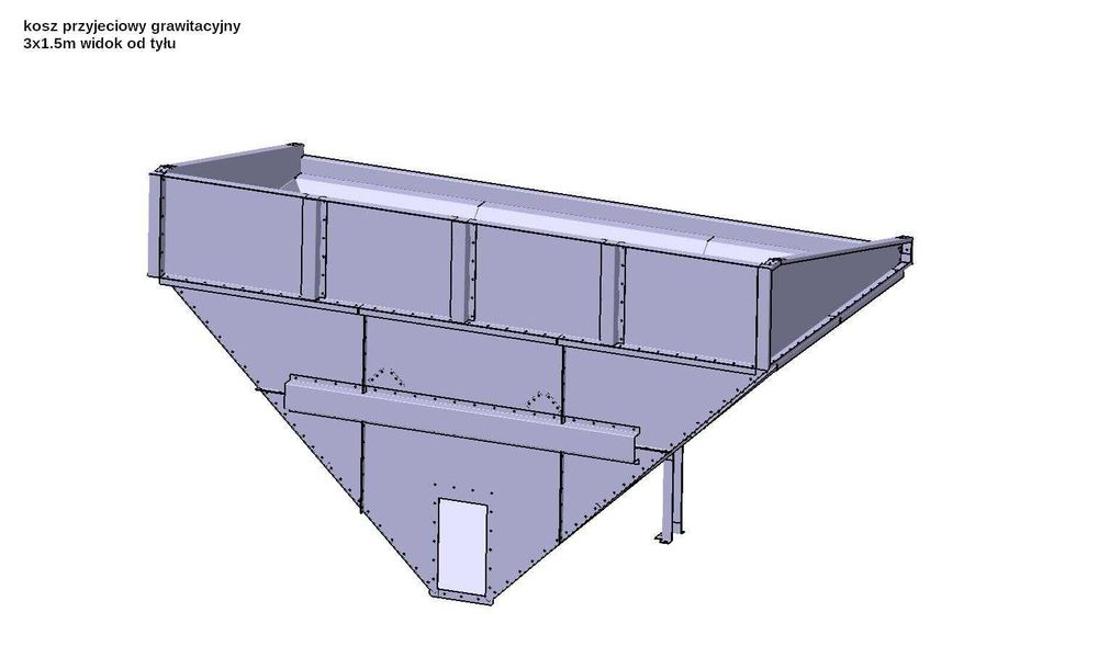 Kosz przyjęciowy kbks poland do silosów zbiorników
