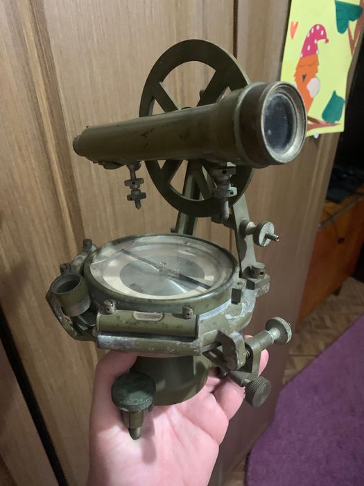 Сікстант корабельний латунь старовинний