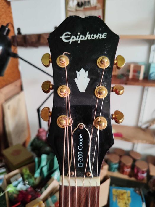 Guitarra Epiphone ej-200 coupe
