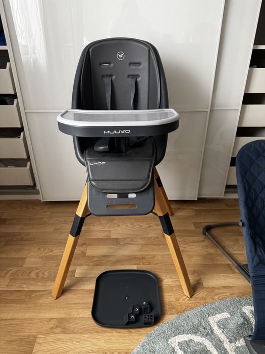 Krzesełko do karmienia Muuvo 2w1 stan idealny