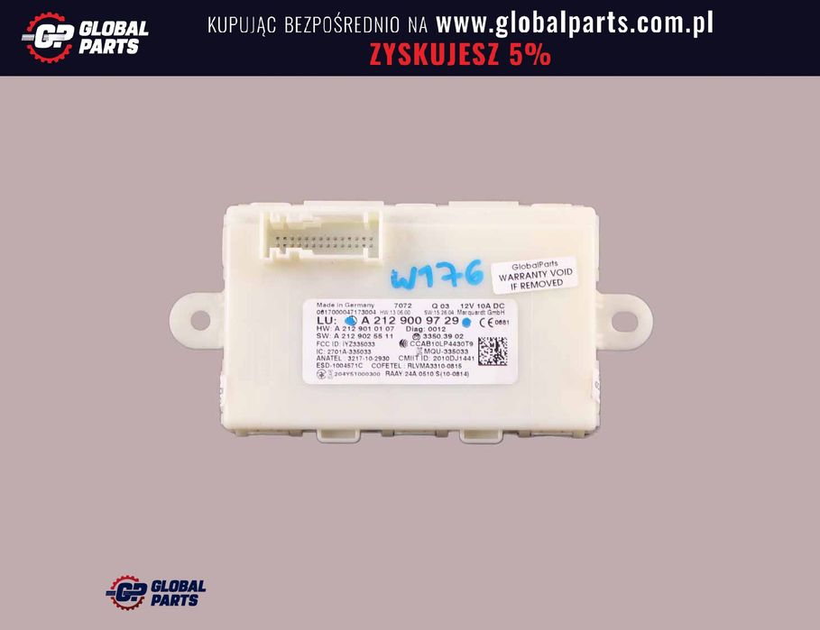 Mercedes W176 W207 W212 Moduł Sterownik Keyless