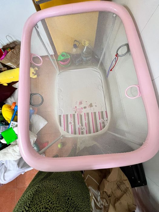 Parque infantil dobrável