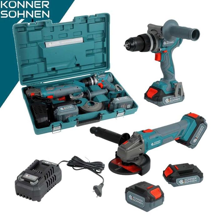 Дриль Перфоратор Болгарка Шурупокрут Шліфмашинка Акумуляторний набір