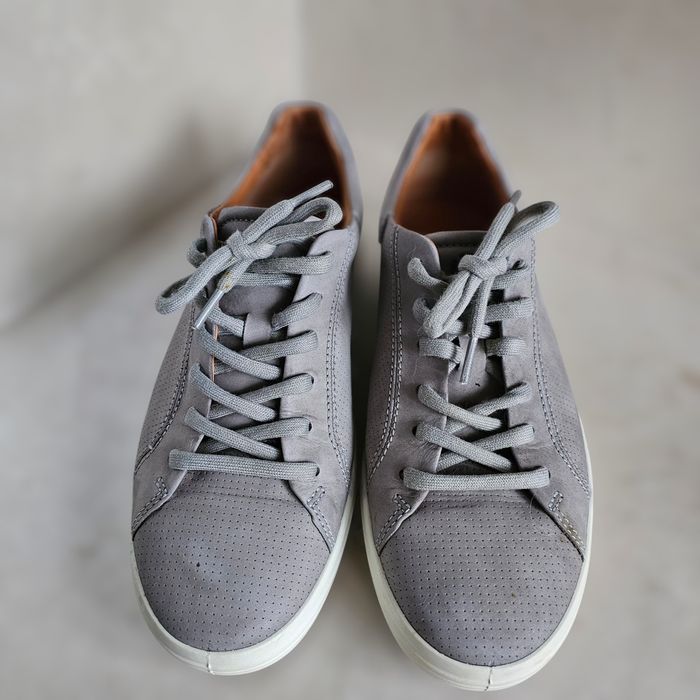 Чоловічі шкіряні кросівки "Ecco Soft 7"