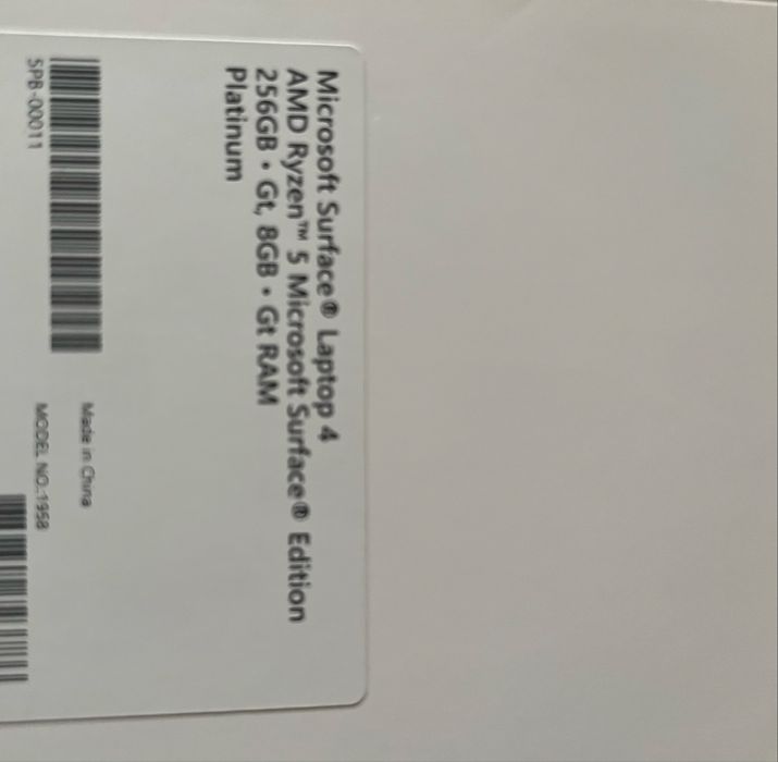 Microsoft Surface Laptop 4