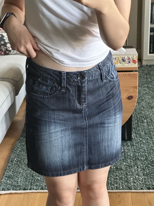 Jeansowa spódniczka mini