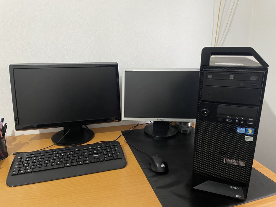 Setup 2 monitores e Pc Lenovo S30