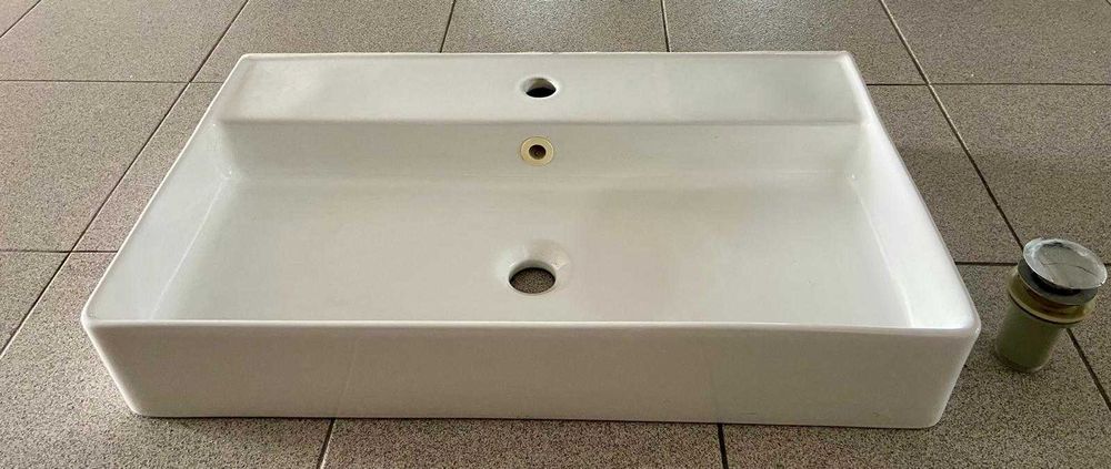 Lavatório rectangular branco505053218876303362