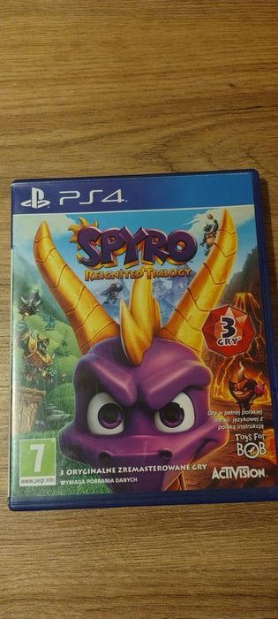 Gra Spyro na ps4. 3 gry w jednej!!!