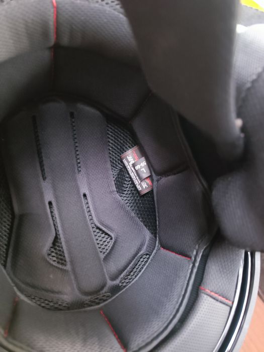 Capacete preto Matt Black/Red