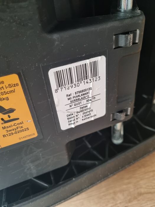 MAXI-COSI fotelik samochodowy PEARL SMART I-SIZE 9-18 kg SCRIBBLE BLAC