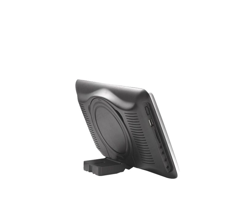MONITOR TÁCTIL DE 10,1" HD CON HDMI DVD ALTAVOCES PARA ENCOSTO DE CABEÇAS COM SUPORTE INCLUIDO