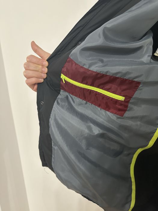 męska, czarna kurtka Adidas