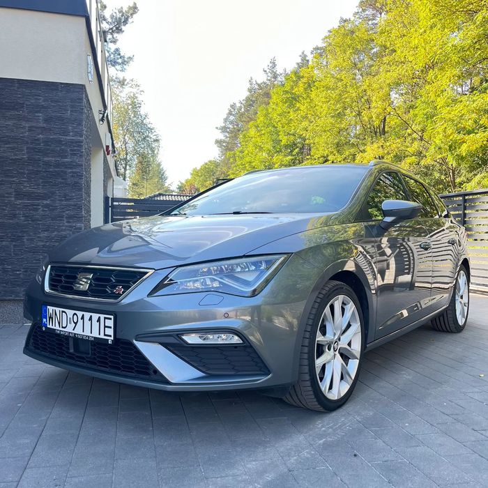 Seat Leon SEAT Leon ST FR | 2.0 TDI 184 KM | czarny srodek