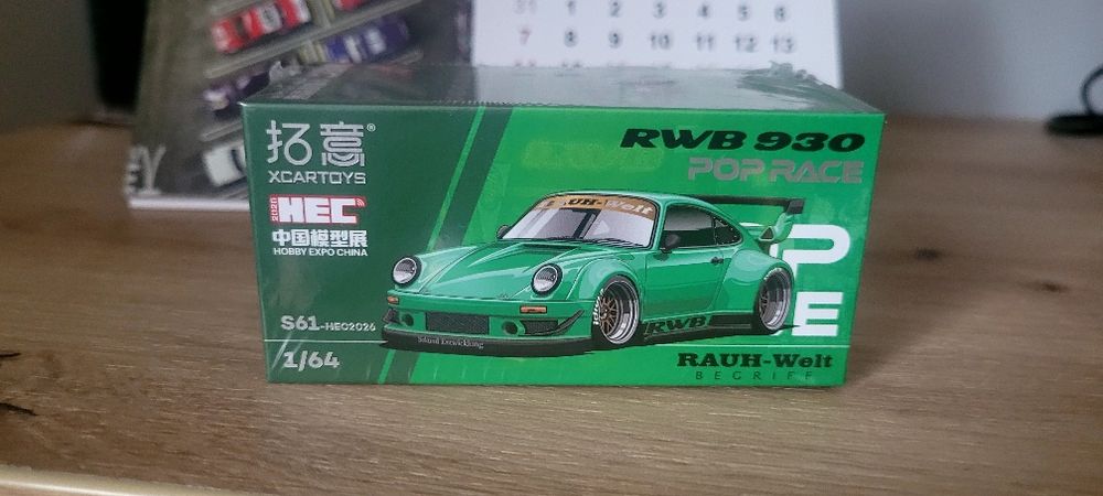 Pop Race Porsche RWB 930 Rauh-Welt Begriff HEC Hobby Expo China zielony