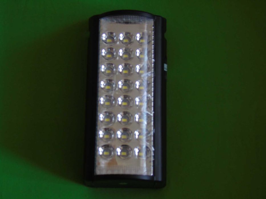 Акумуляторний світлодіодний ліхтар з повербанк для кемпінгу колір чорн