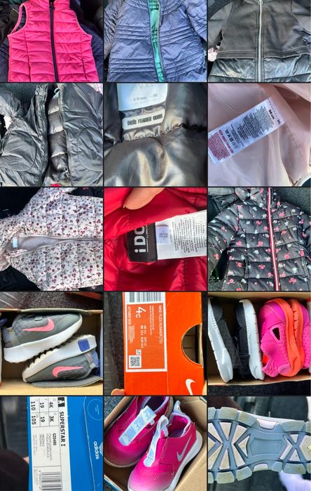 Одяг на дівчинку 2р. 10 речей одним лотом (nike, adidas та ін)