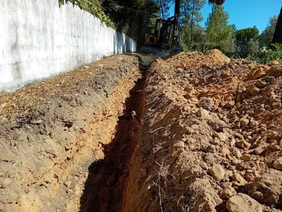 Serviço de mini giratória e basculante