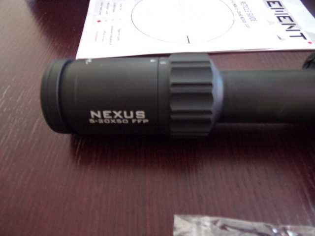 Luneta celownicza ELEMENT OPTICS NEXUS 5-20X50 APR-1C FFP MOA