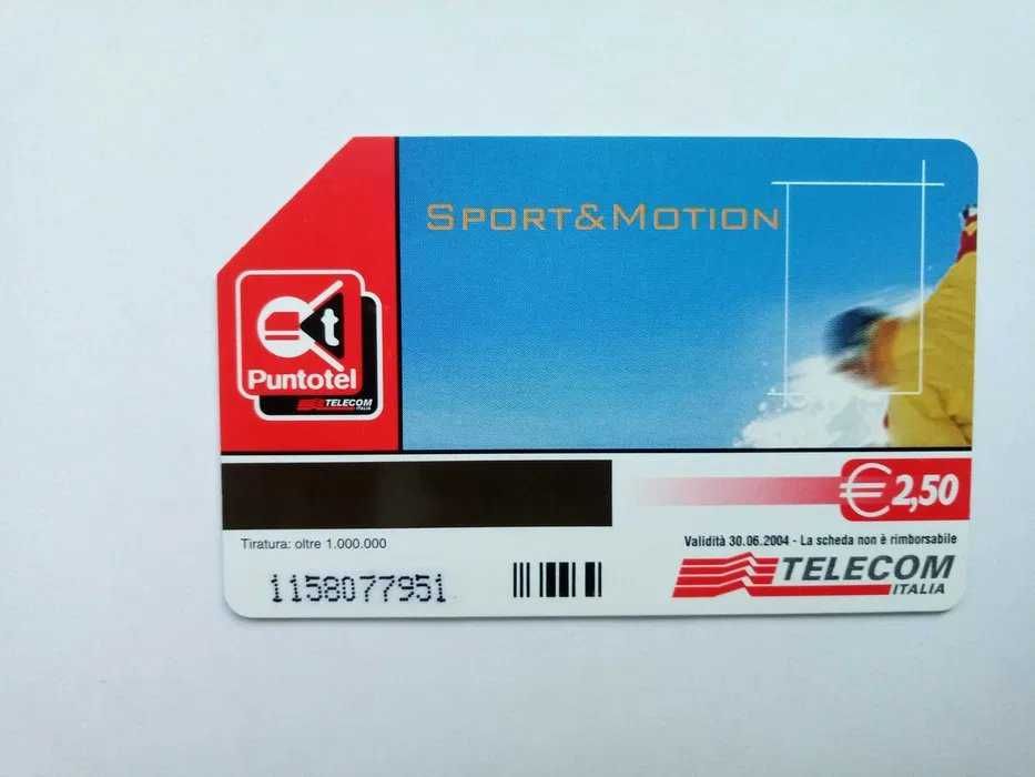 Sport i Ruch [włoskie karty telefoniczne] [2 karty]