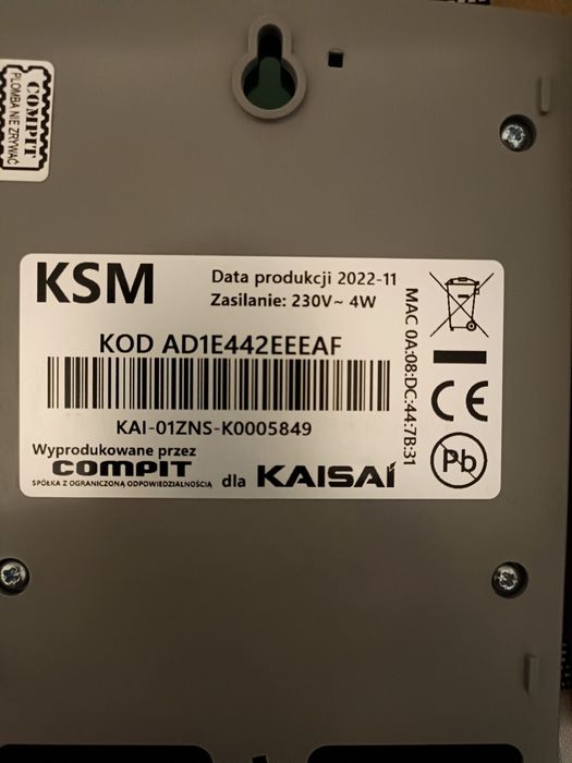 Moduł zdalnego nadzoru serwisowego pomp Kaisai KSM