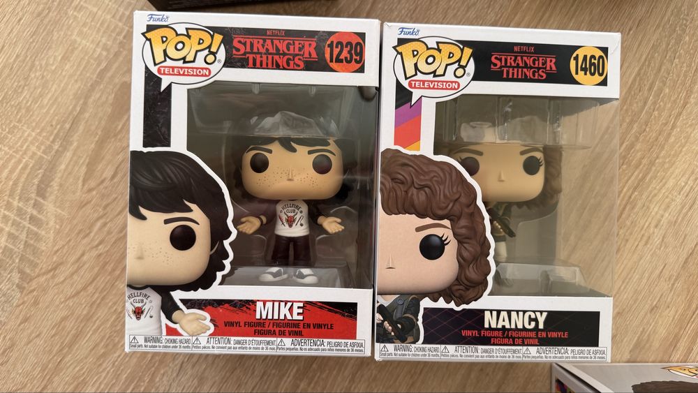 Funko pop stranger thinks Max, Will, Mike
