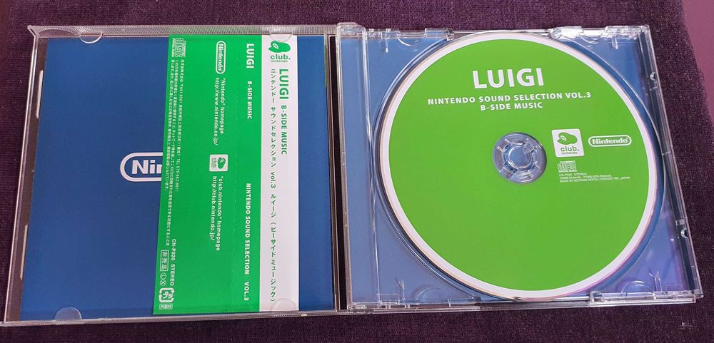 Nintendo Sound Selection Luigi Vol.3 OST Soundtrack