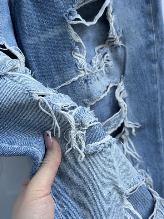 Jeansy spodnie denim boyfriend damskie XS 34