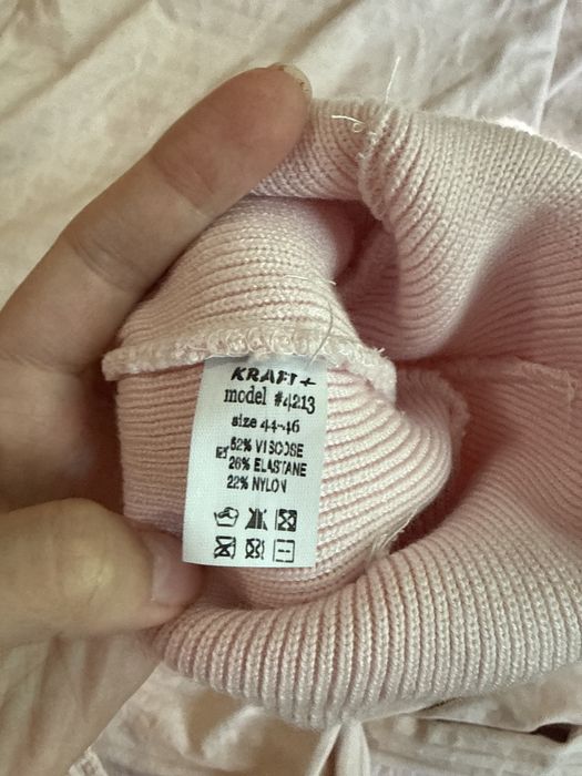 Нова дитяча шапка на завʼязках, 44-46