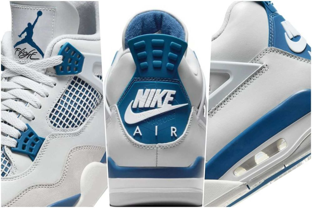 Nike AIR JORDAN 4 Industrial Blue – Buty | FV5029–141