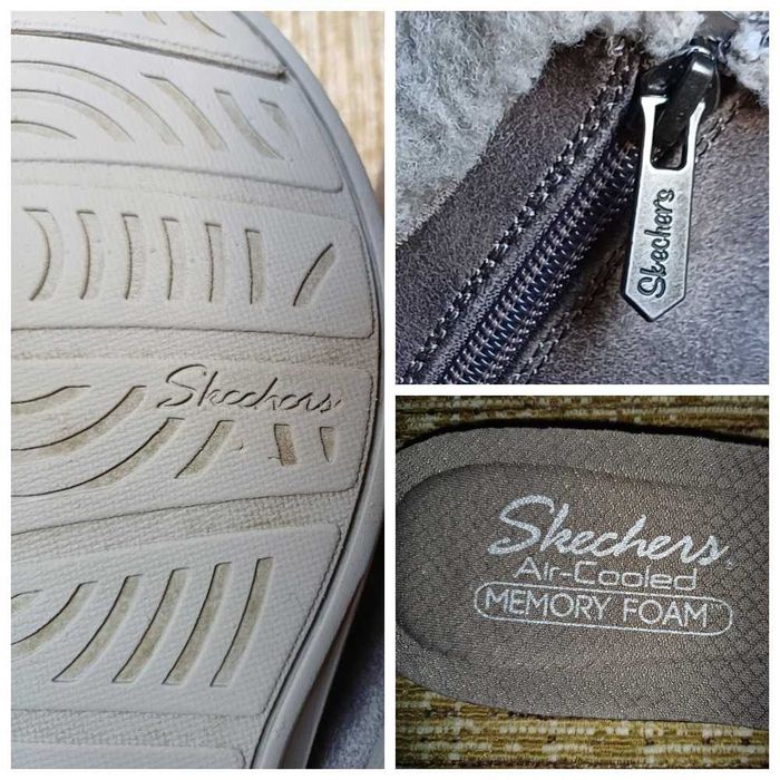 Полусапожки женские Skechers .Размер 38 .Стелька 24,8 см
