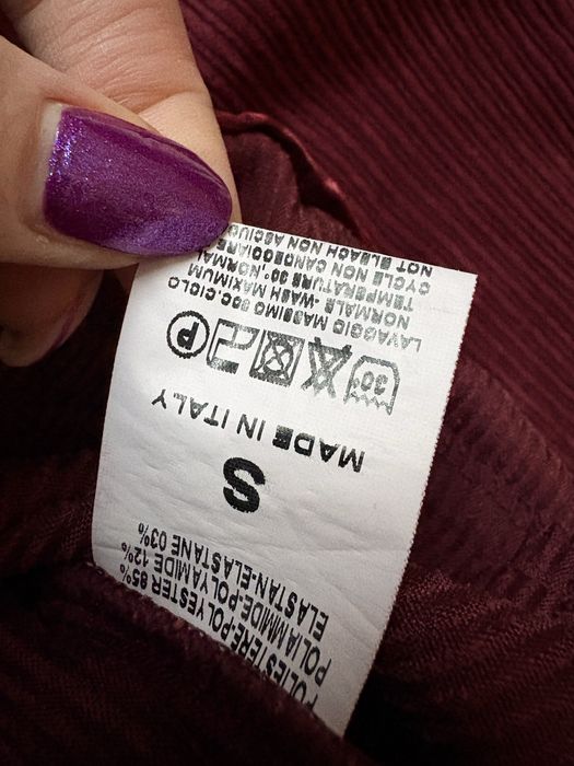 Spodnie Motel S/M bordo