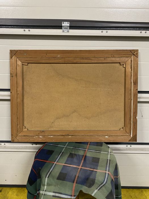 Duży obraz na płótnie antyk .