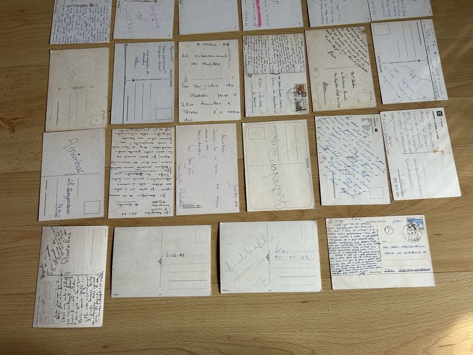 Lote de 22 postais vintage/antigos