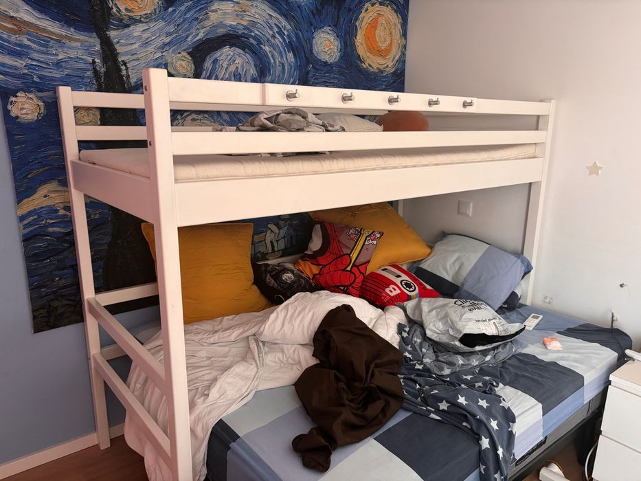 Cama superior beliche