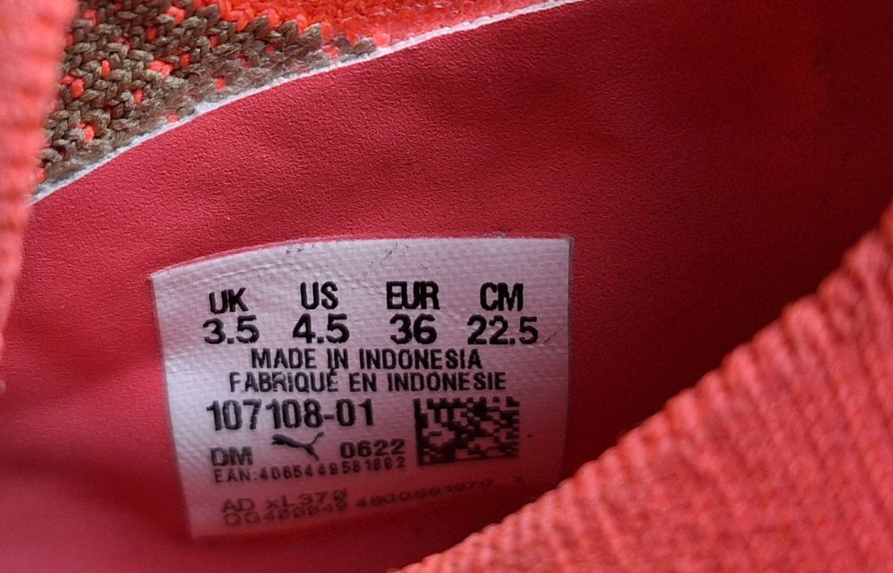 Buty sportowe korki turfy Puma ze skarpetą Z 3.4 rozmiar 36