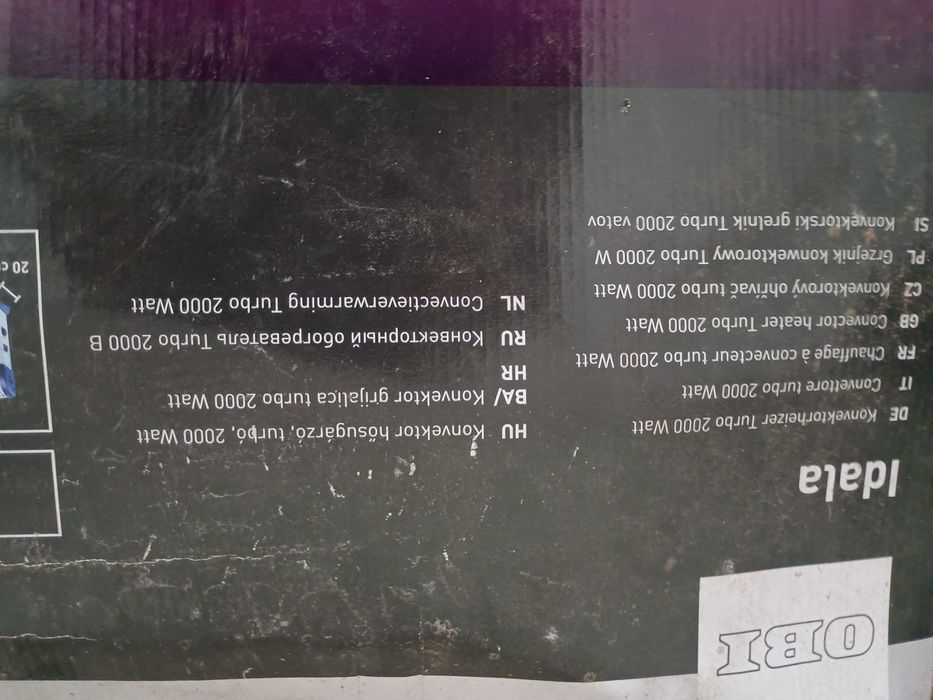 Konwektor Turbo 2000 Watt