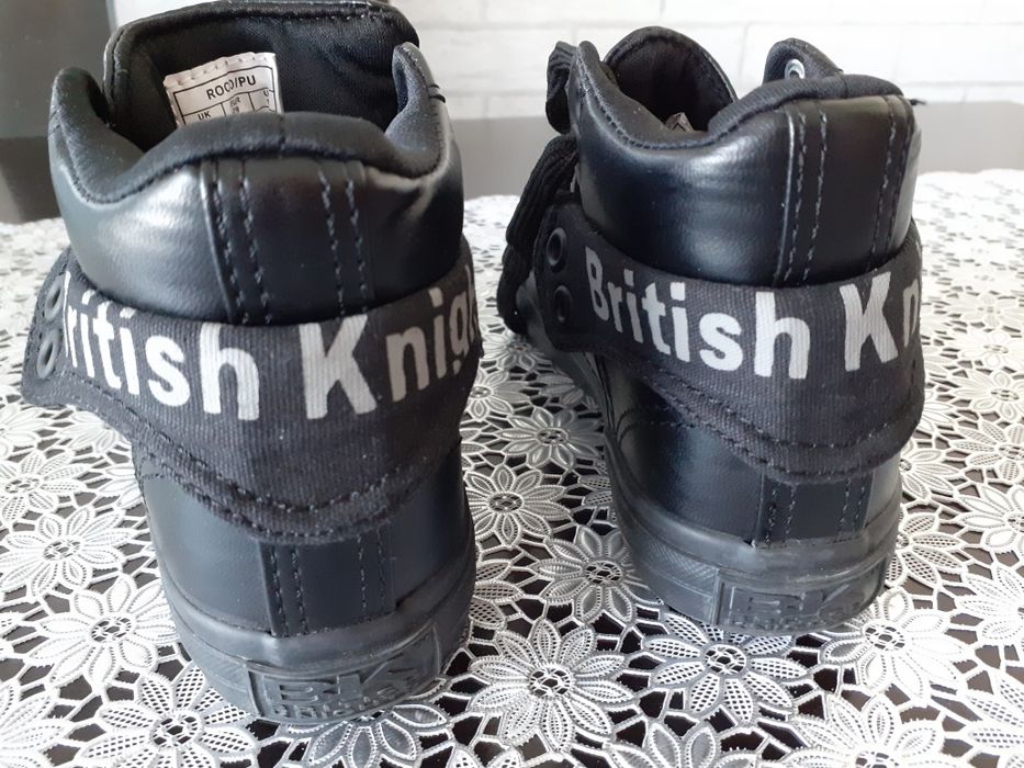 Buty do kostki BK British Knights czarne 29 wkladka 19cm j.nowe