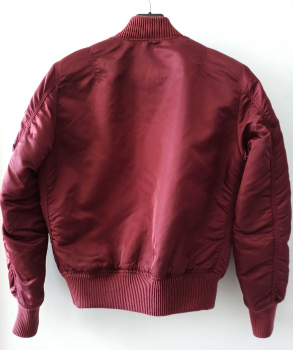 męska ocieplana kurtka Alpha Industries rozmiar S flyers bomber dwustronna