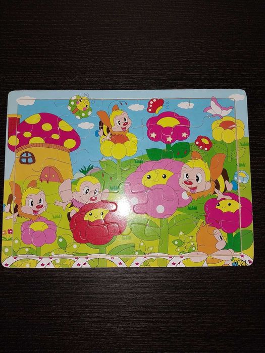 Деревʼяний пазл для дітей