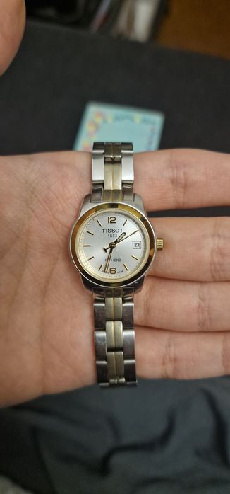 Tissot T Classic PR100 para Mulher banhado a ouro
