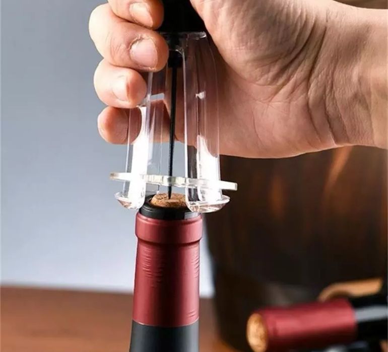 Saca rolhas pneumático
