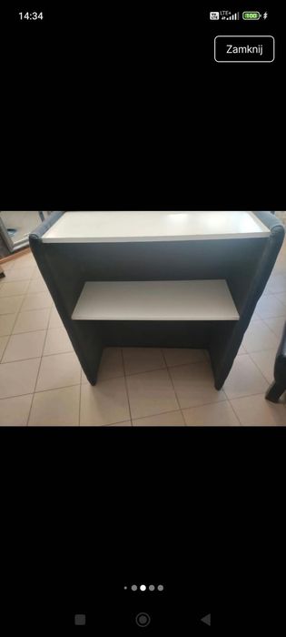 Lada recepcja antracyt cyrkonie stan idealny