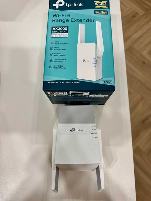 TP-Link AX3000 Wifi Range Wzmacniacz RE705X - Gwarancja FV Nowy