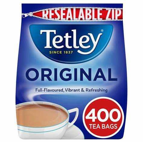 Англійський чорний чай Tetley Original, 400 пакетиків, 1,25 кг