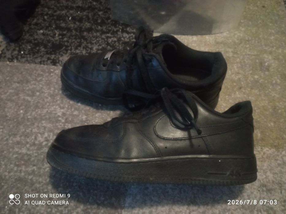 Nike Air Force One NIKE AIR FORCE 1 '07 Black 42,5