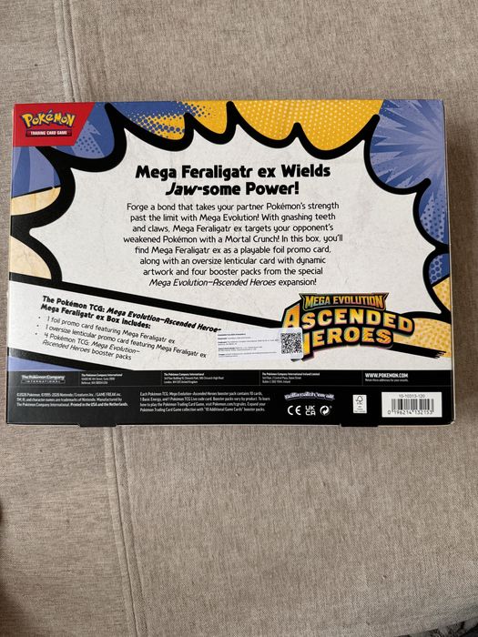 Mega Feraligatr ex box ascended heroes pokemon asc